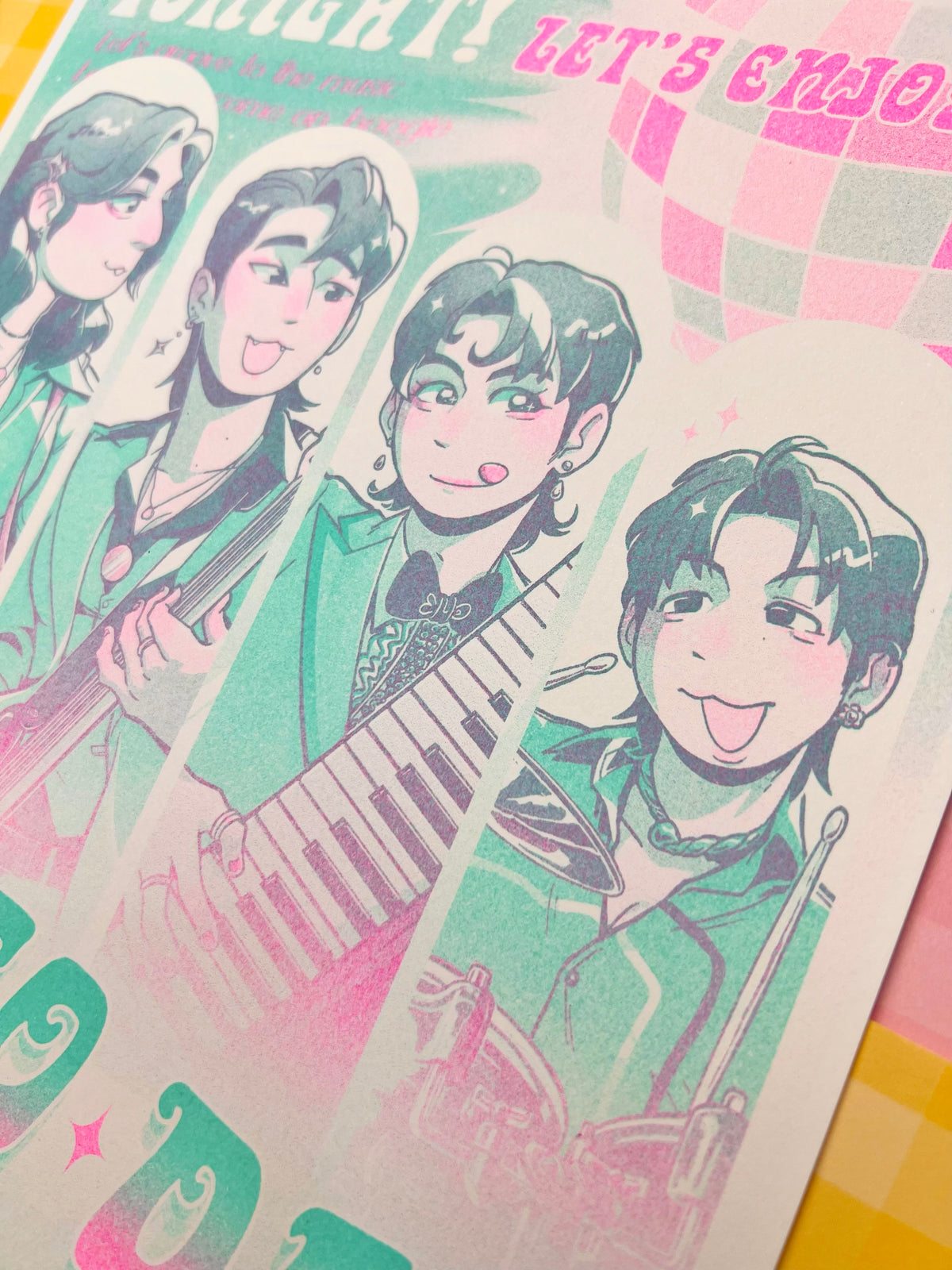 DAY6 Disco Day Risograph Print