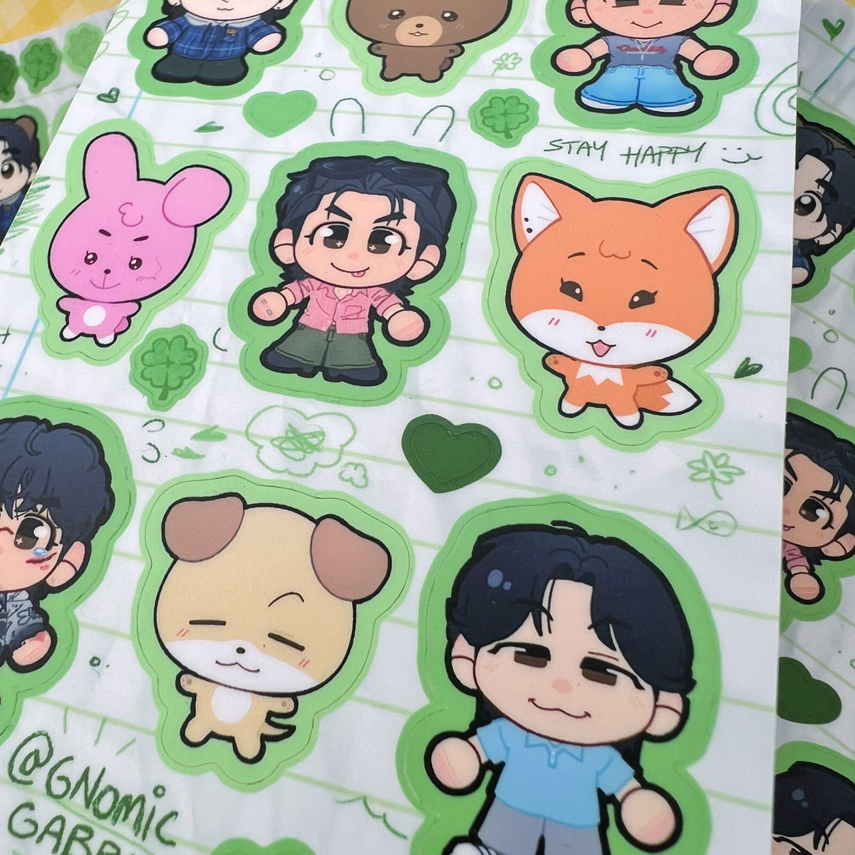 DAY6 Chibis Sticker Sheet