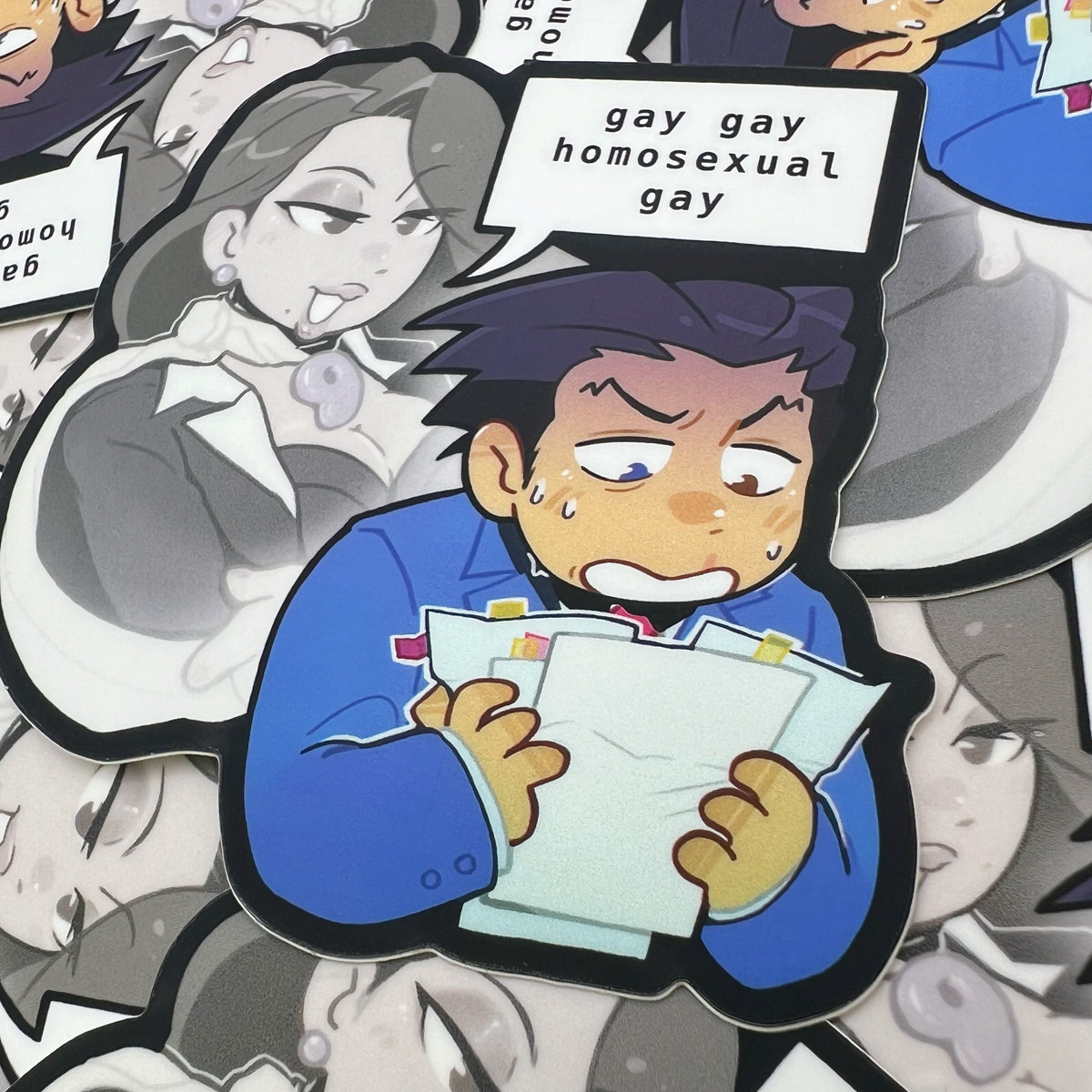 Mia Phoenix GAY GAY Sticker
