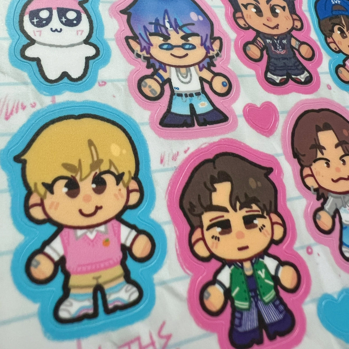 SVT Chibis Sticker Sheet