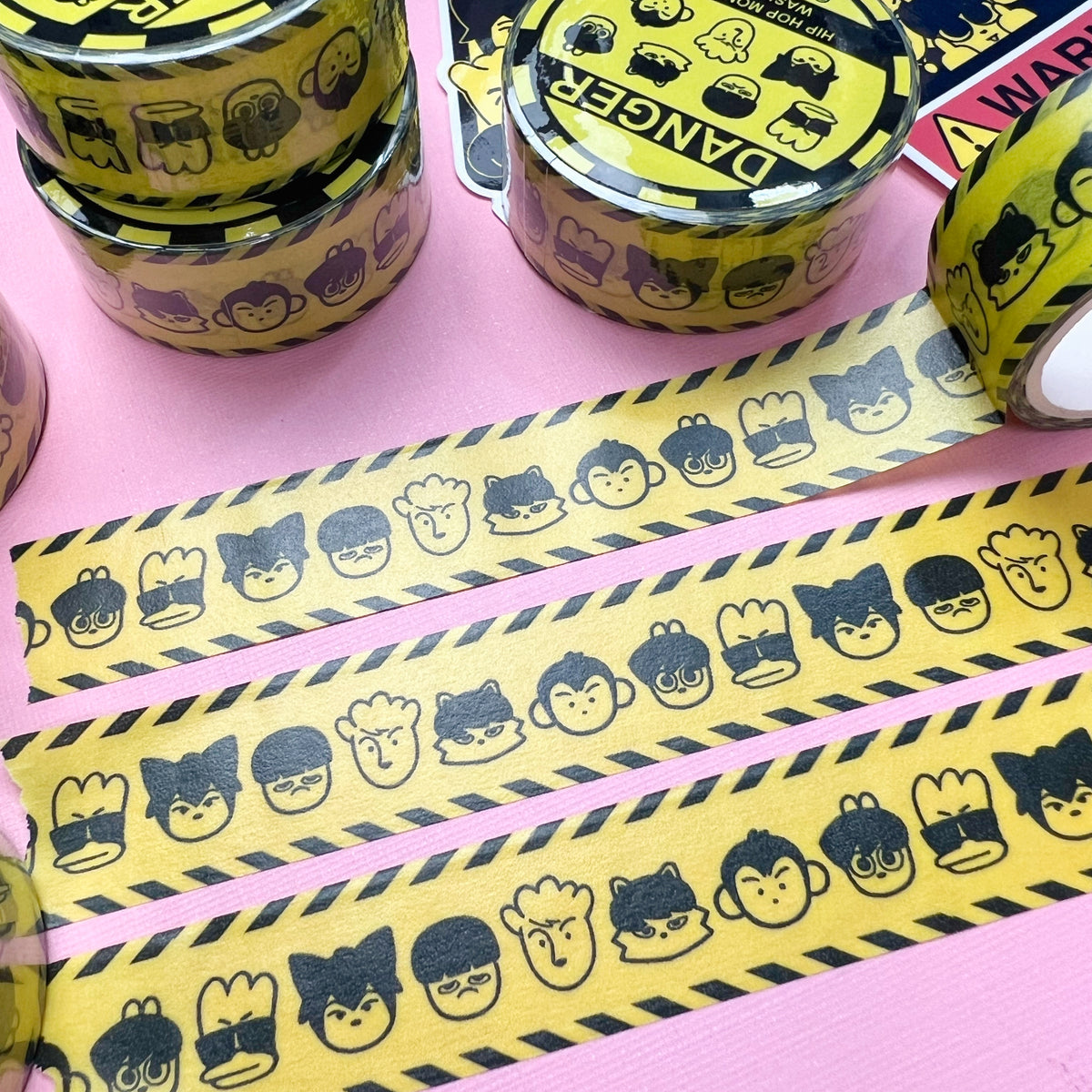Hip Hop Monsters Washi Tape