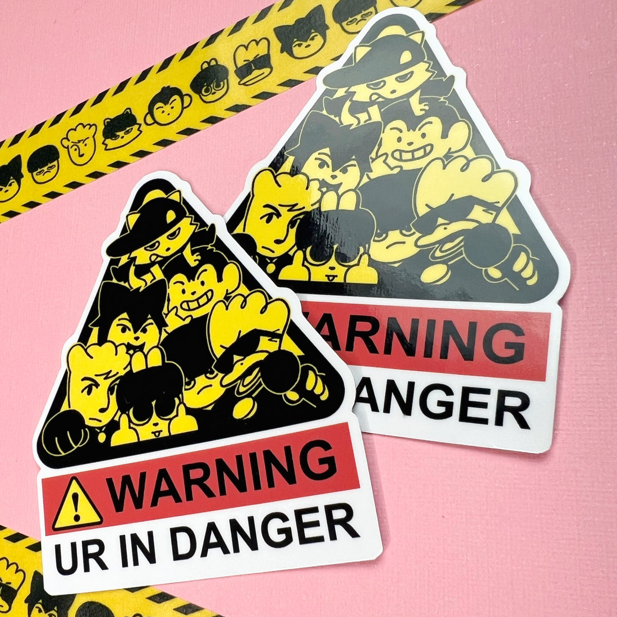 Hip Hop Monsters Danger Sticker