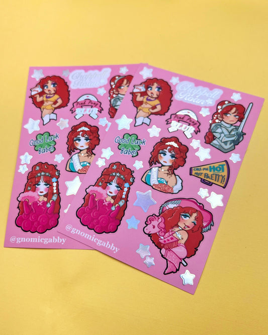 Chappell Roan Sticker Sheet