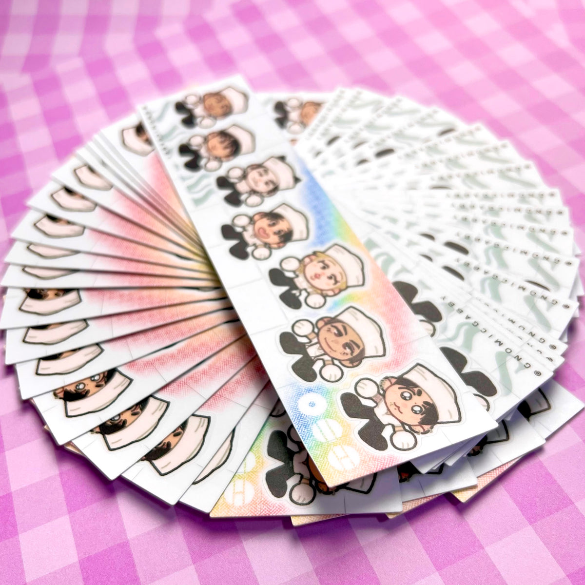 BTS Swim Sailors Sticker Sheet