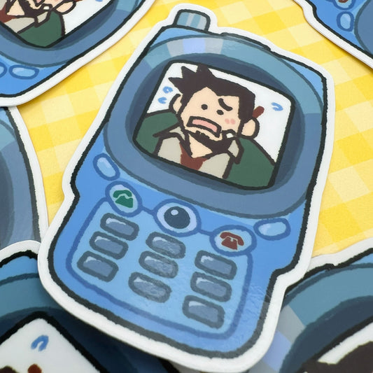Gumshoe Phone Sticker