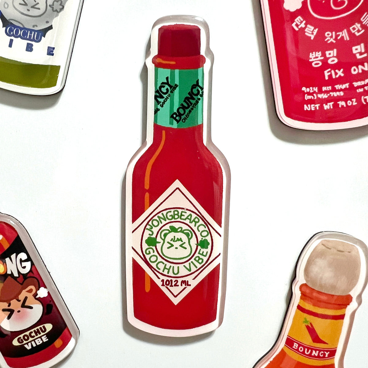 Ateez Aniteez Hot Sauce Magnets