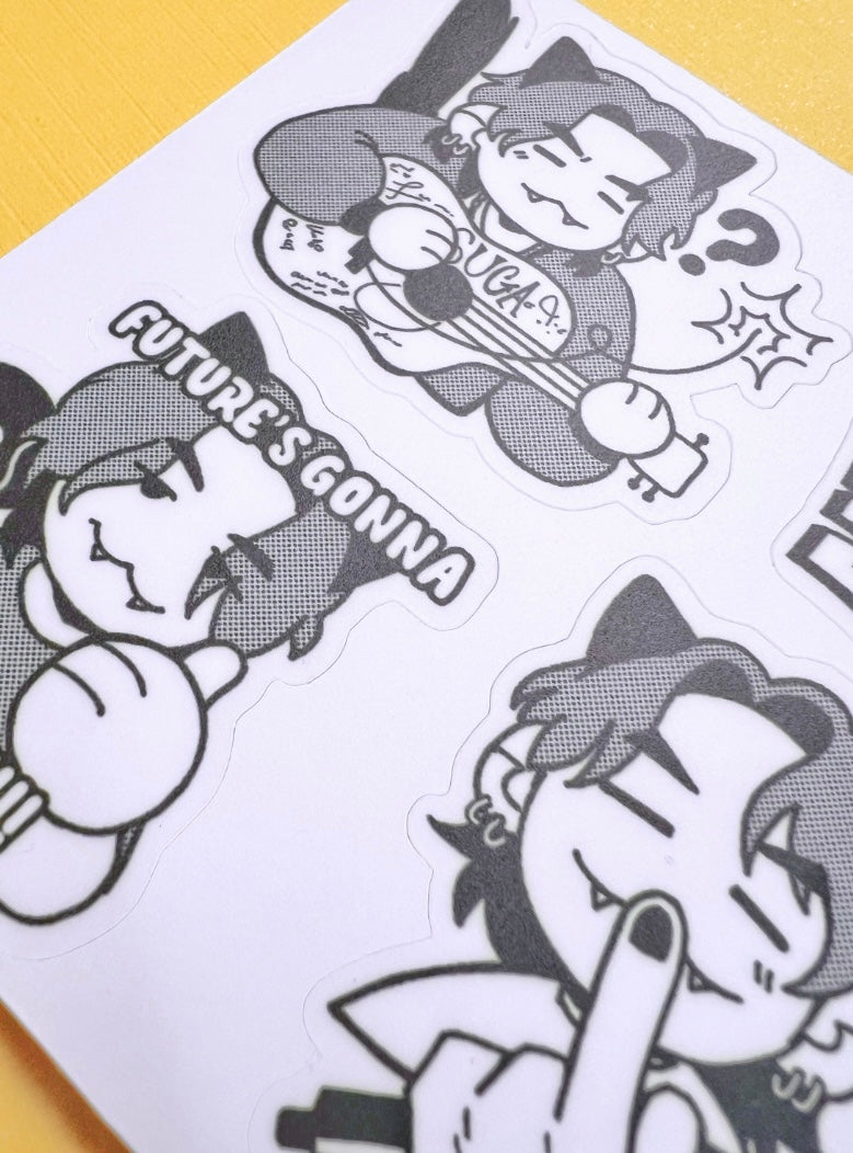 Yoongi D-Day Mini Sticker Sheet