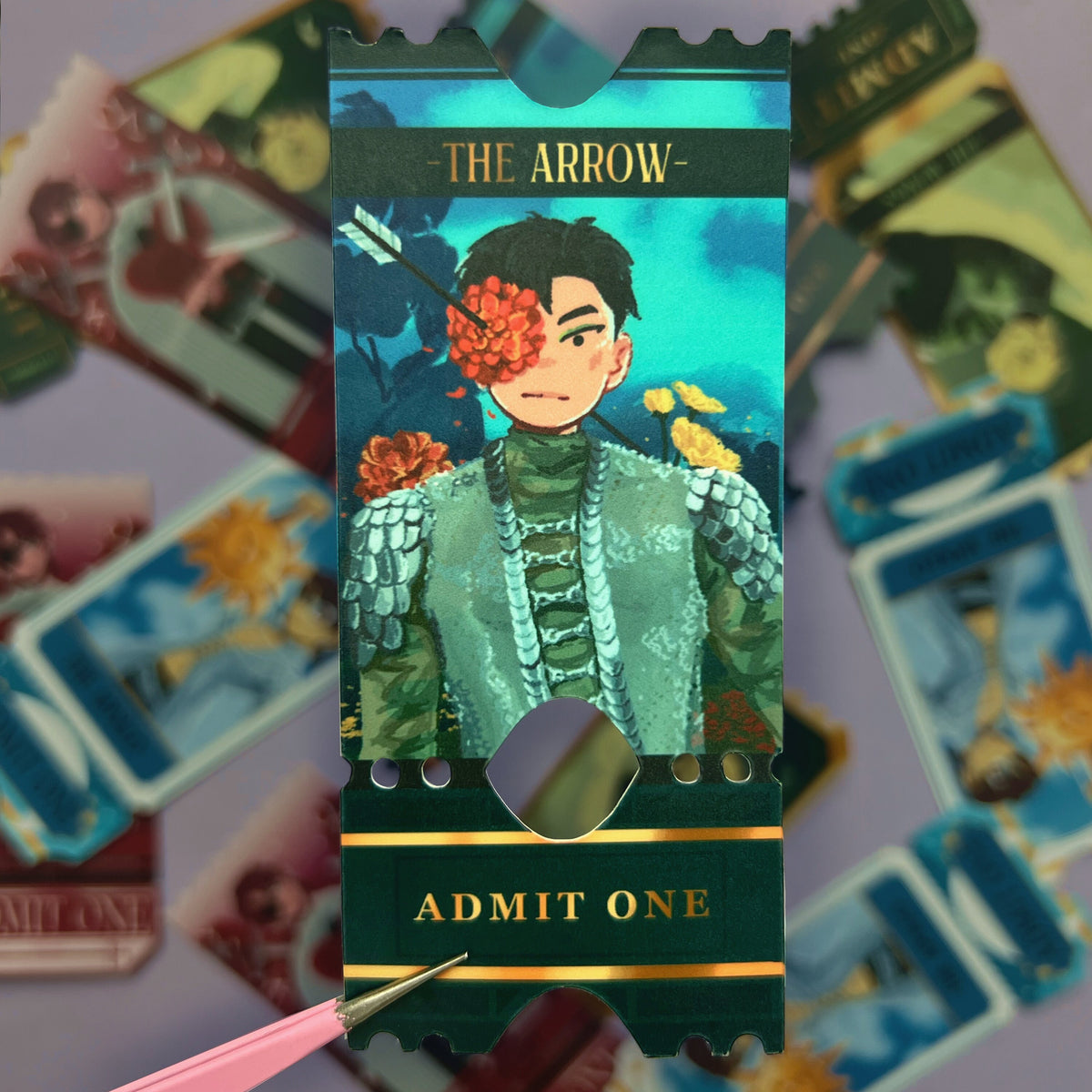 Spell Ticket Performance Unit Sticker