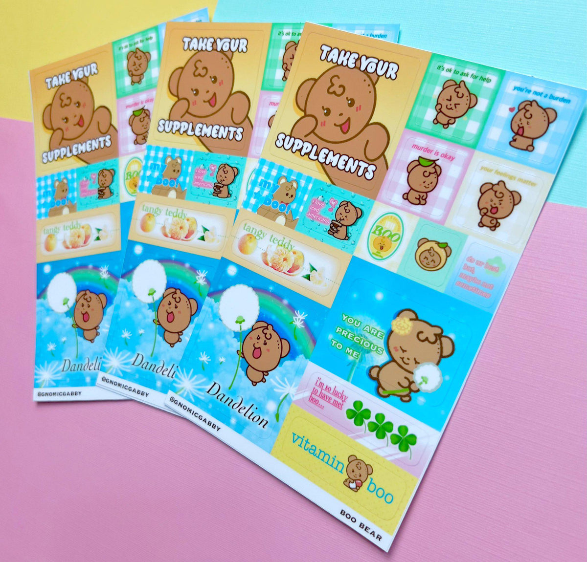 Seungkwan Bear Sticker Sheet