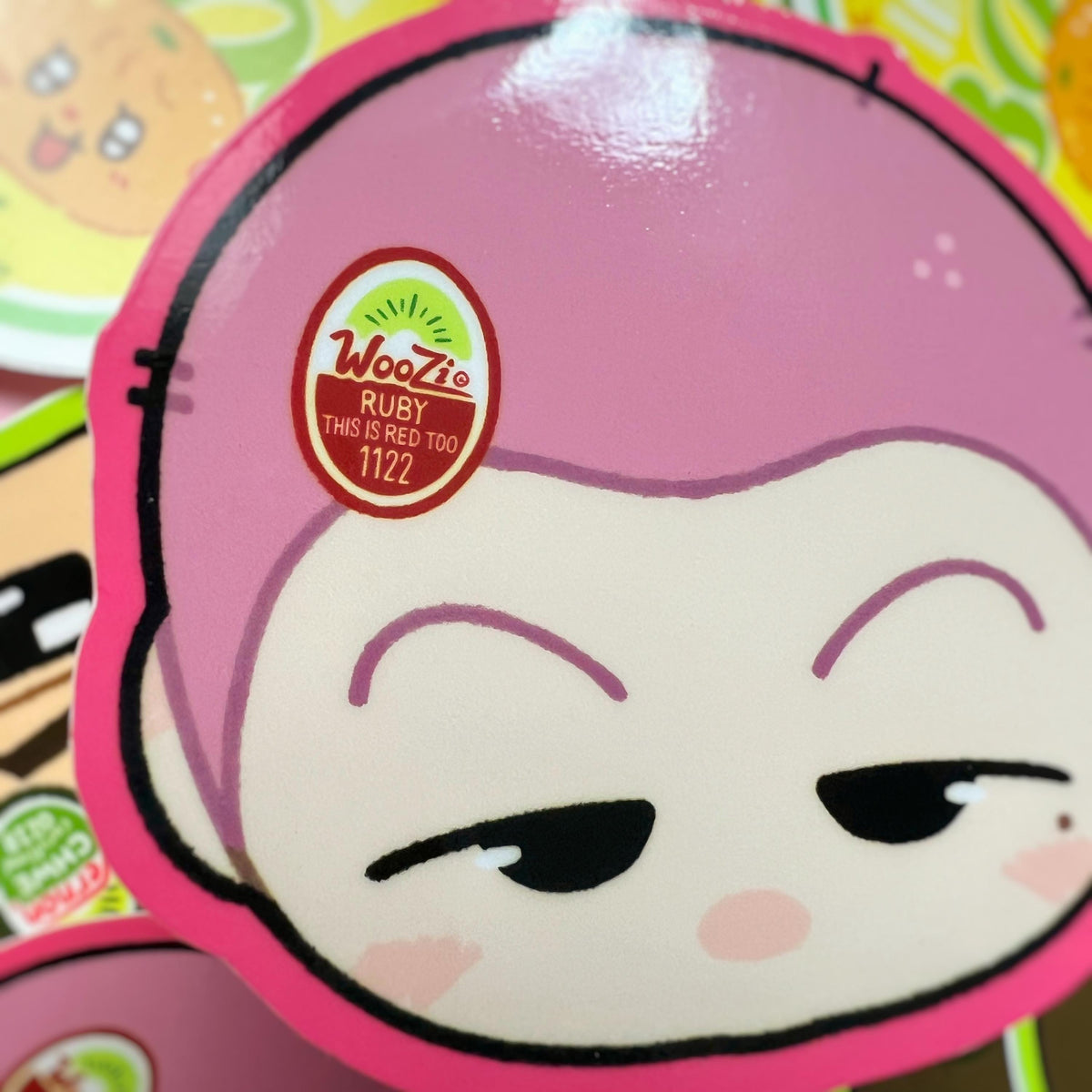 Woozi Ruby Kiwi Sticker