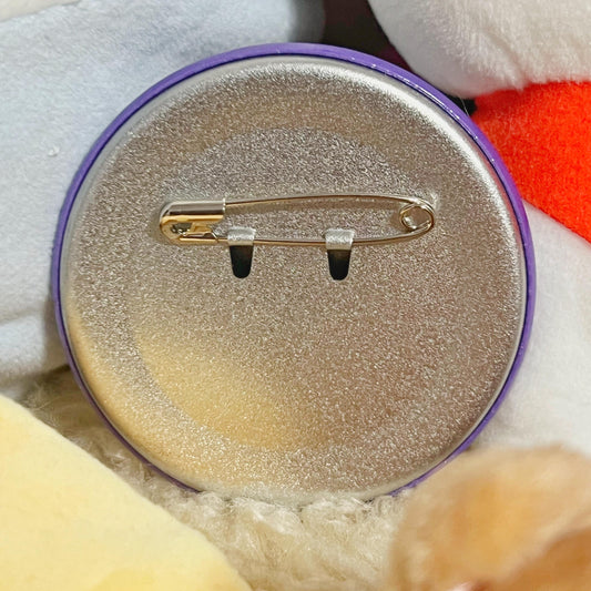 I Survived BTS Enlistment Button: Round Can Badge