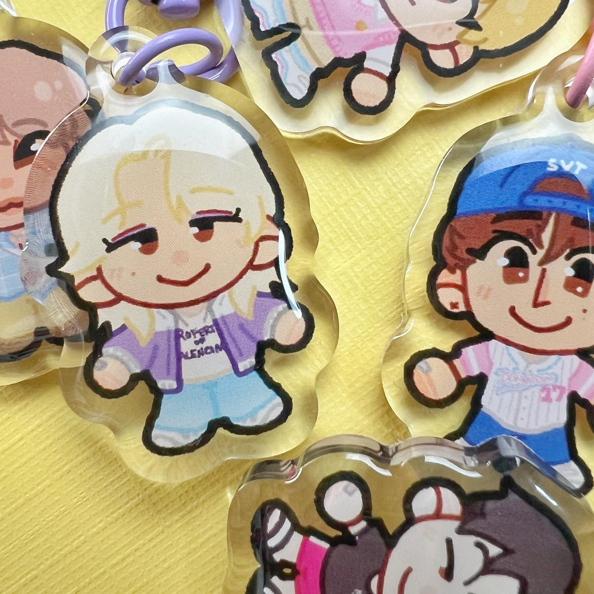 Seventeen Vocal Unit Keychains