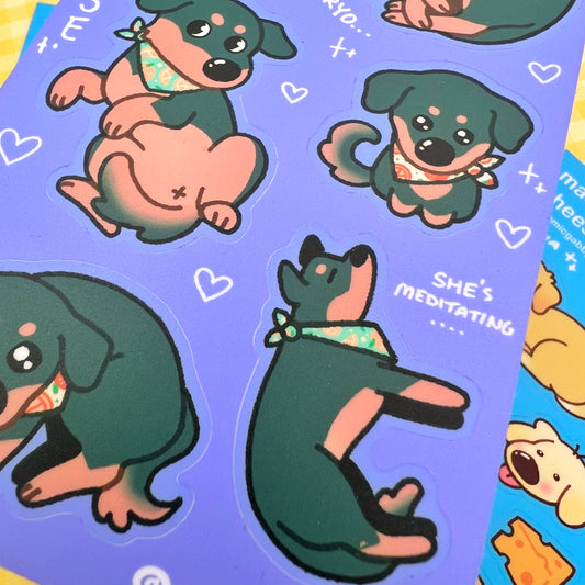 Willow the Dog Sticker Sheet