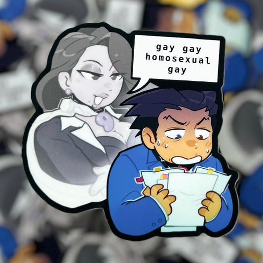 Mia Phoenix GAY GAY Sticker
