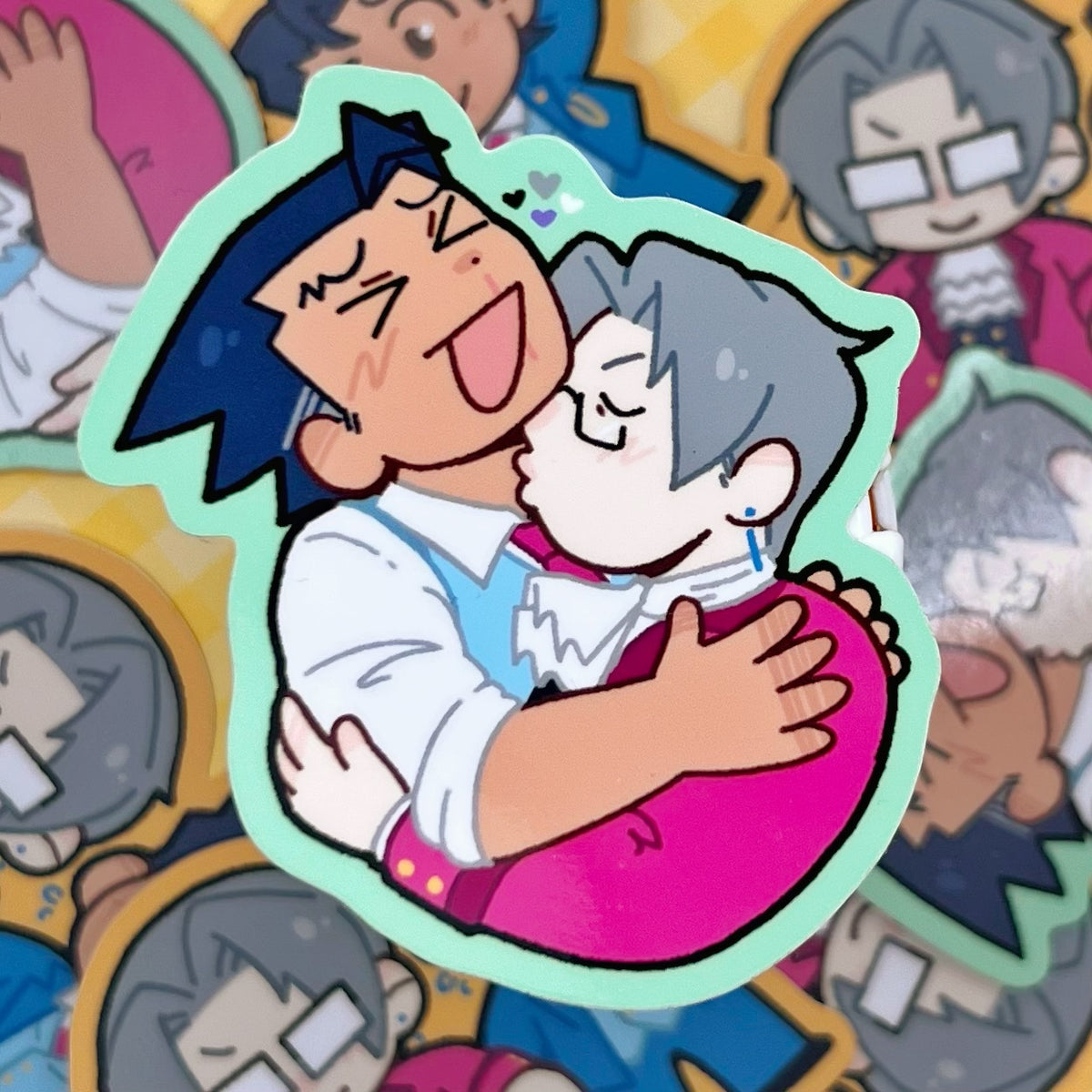 NaruMitsu Kiss Sticker