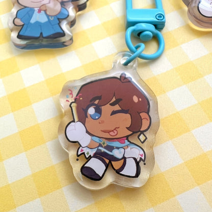 Ace Lawyer Game Gummy Keychain