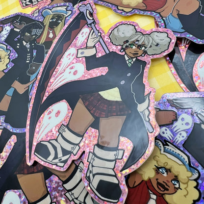 Maka Afro Puffs Sticker