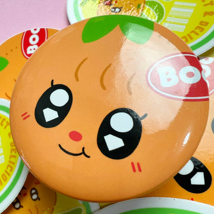 Bboogyuli Character Button: Round Can Badge