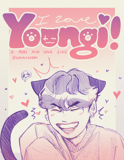 I Love Yoongi Mini Sketch Zine
