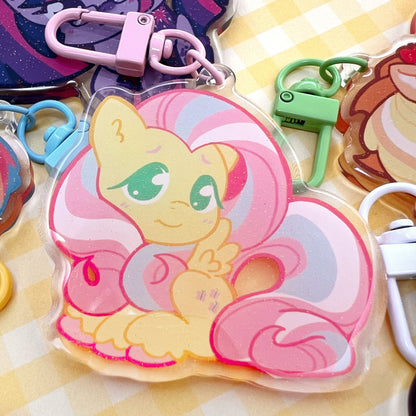 MLP Glitter Epoxy Keychains