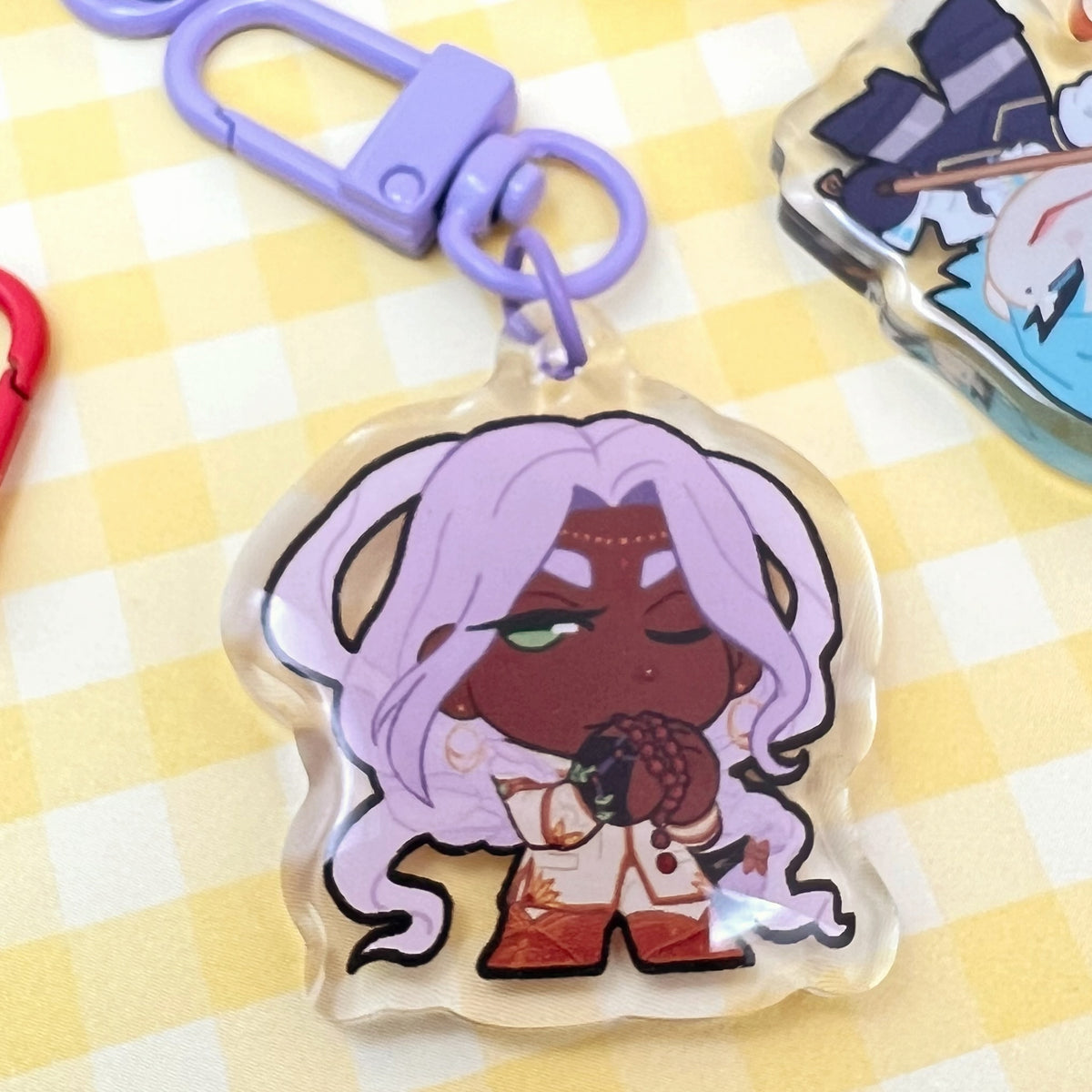 Ace Lawyer Game Gummy Keychain