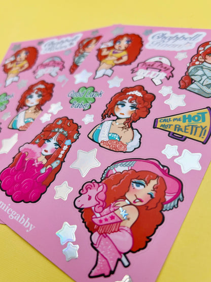 Chappell Roan Sticker Sheet