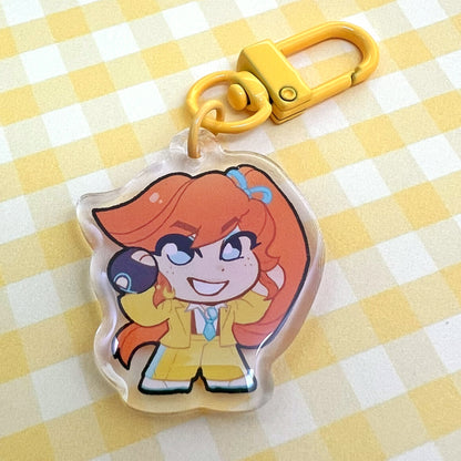 Ace Lawyer Game Gummy Keychain