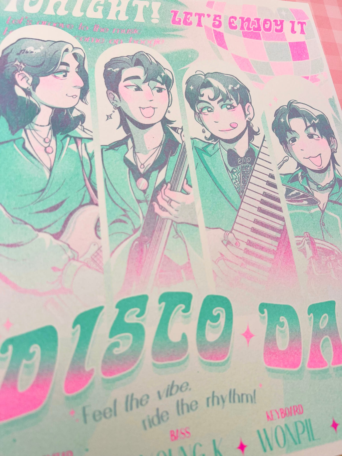 DAY6 Disco Day Risograph Print