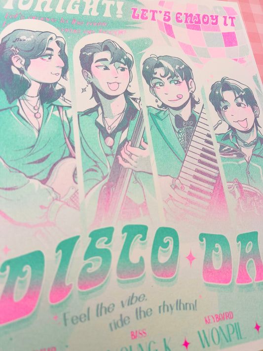 DAY6 Disco Day Risograph Print