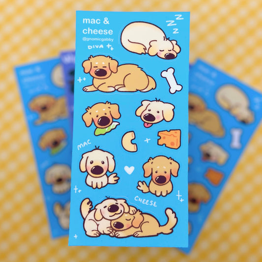 Mac and Cheese Sticker Sheet