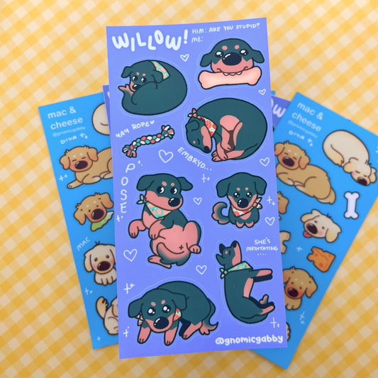 Willow the Dog Sticker Sheet