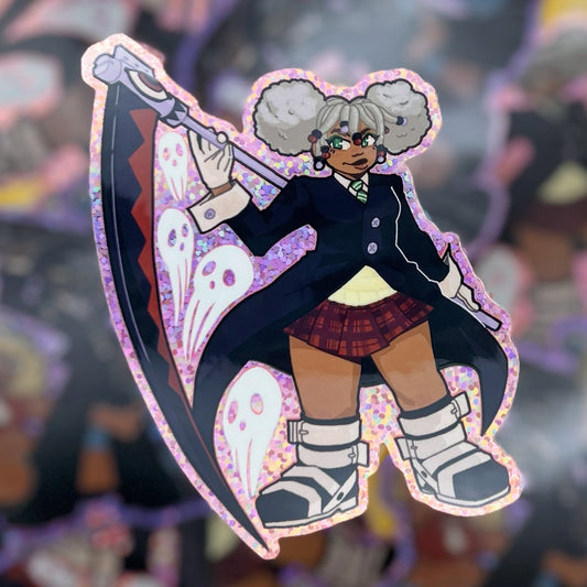 Maka Afro Puffs Sticker