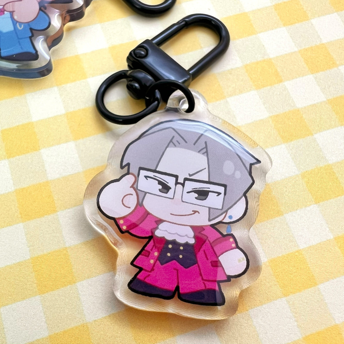 Ace Lawyer Game Gummy Keychain