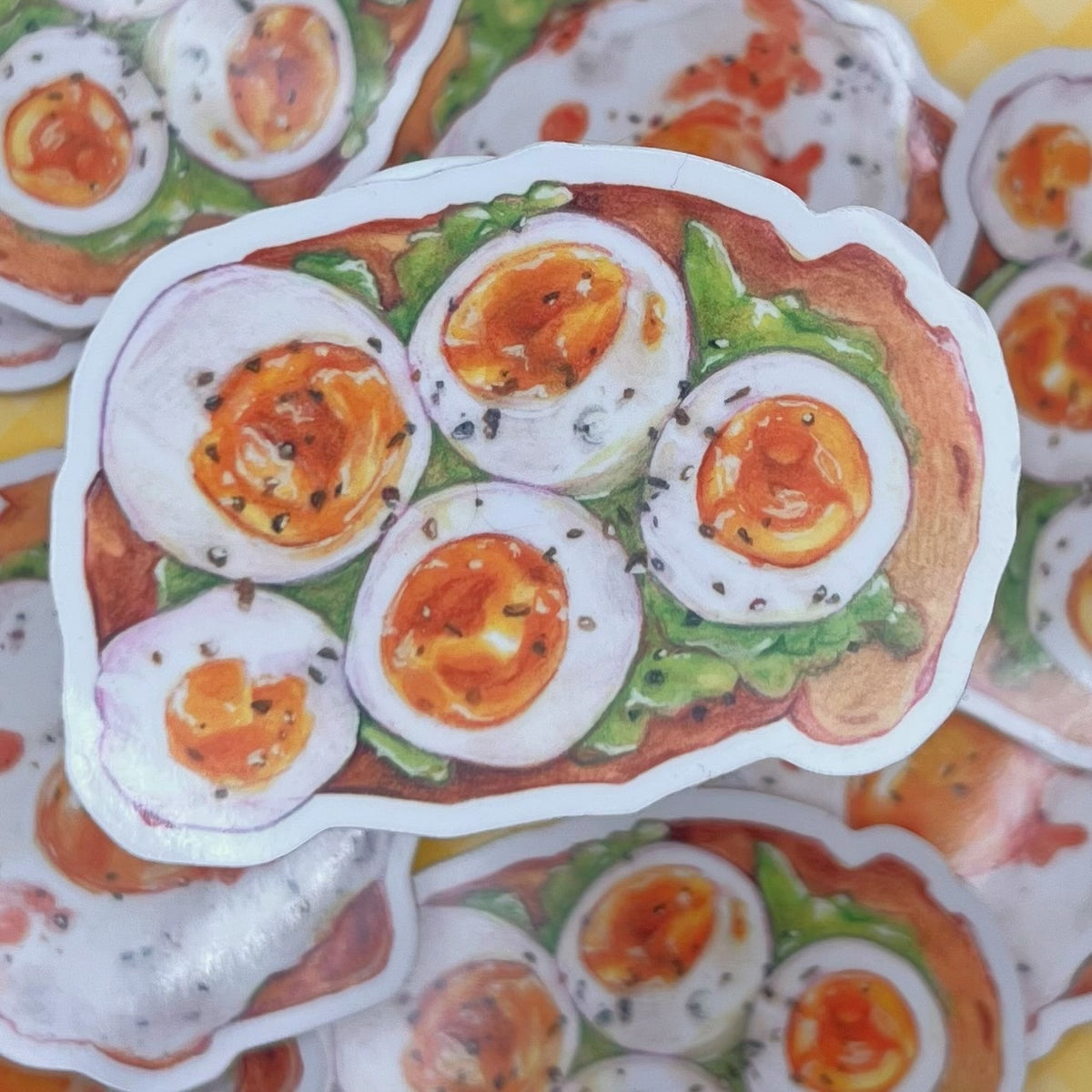 Avocado Egg Toast Sticker