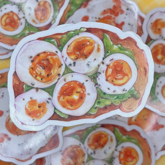 Avocado Egg Toast Sticker