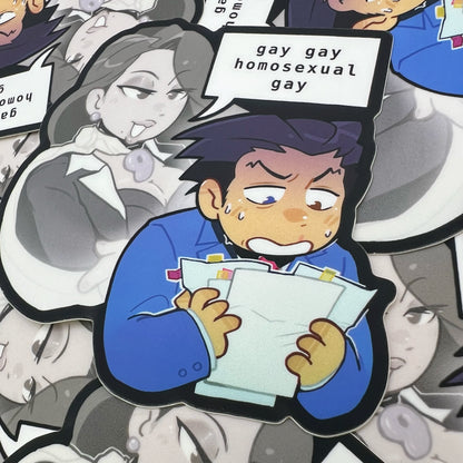 Mia Phoenix GAY GAY Sticker