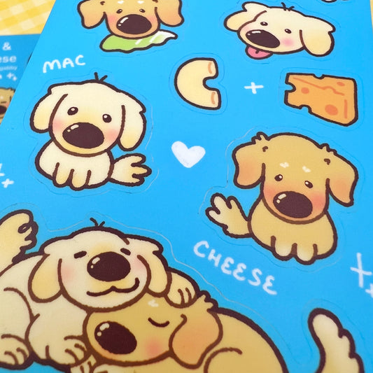 Mac and Cheese Sticker Sheet