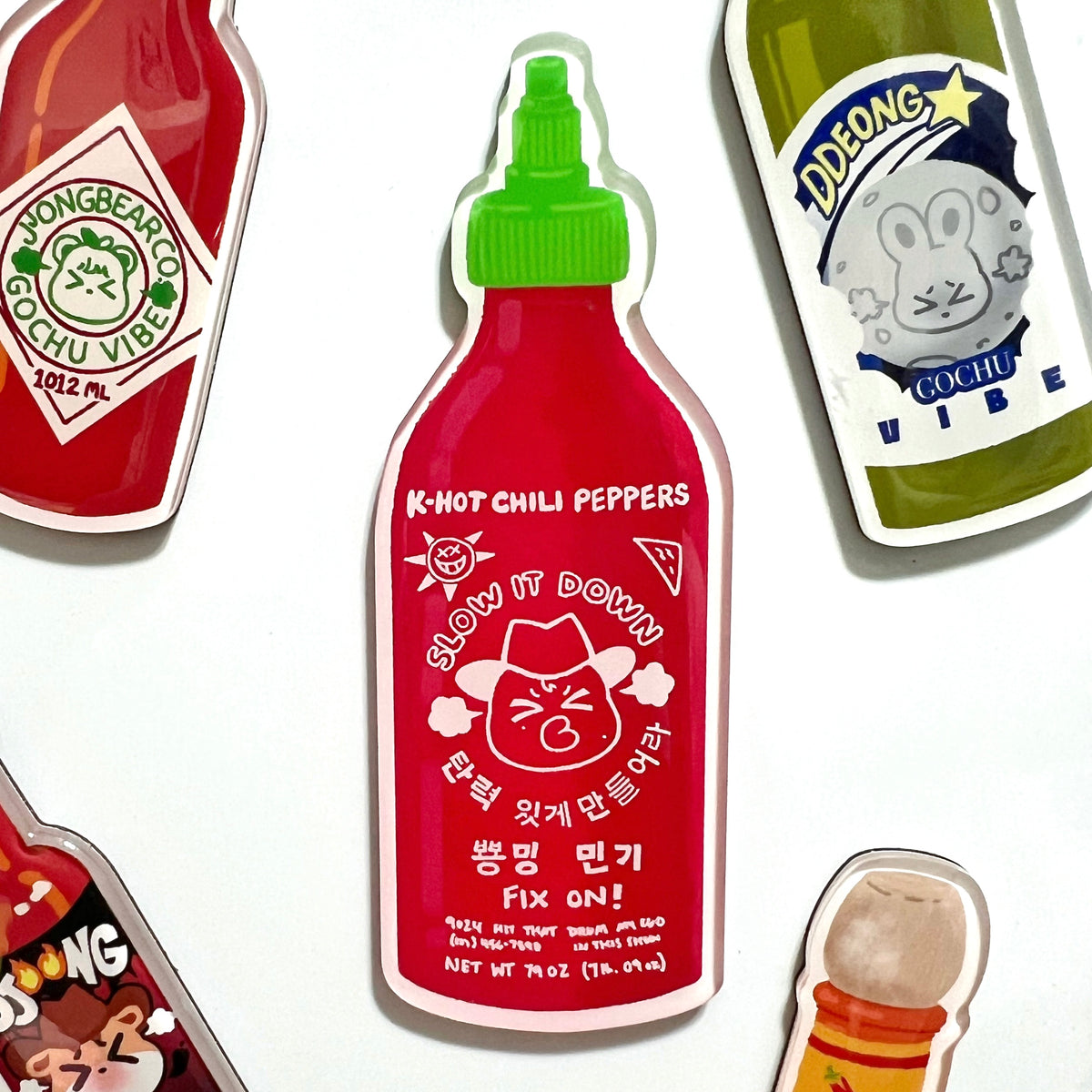 Ateez Aniteez Hot Sauce Magnets