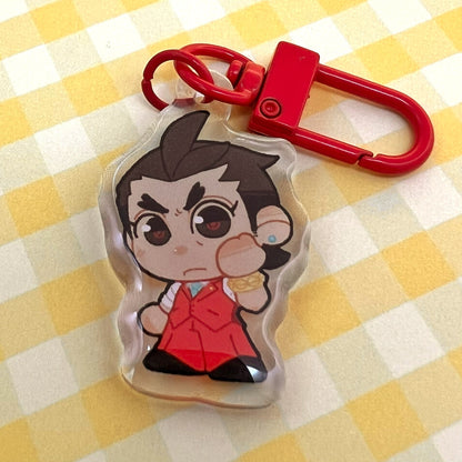 Ace Lawyer Game Gummy Keychain