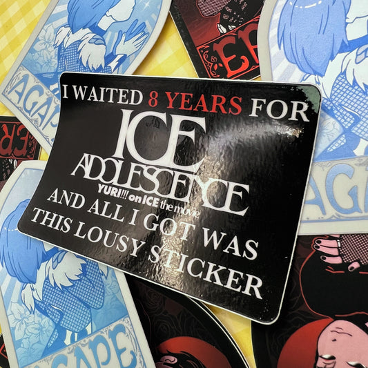 Ice Adolescense Lousy Sticker