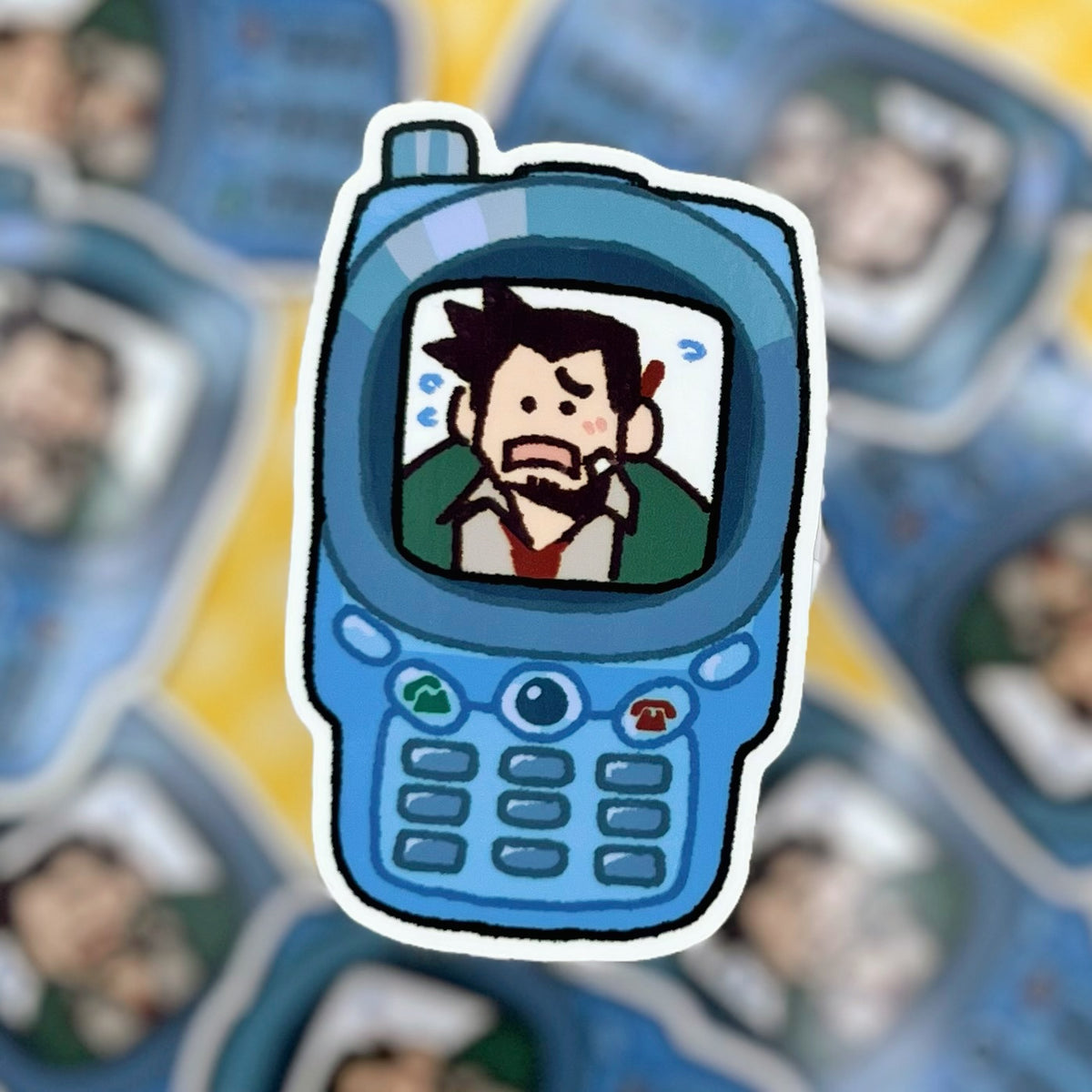 Gumshoe Phone Sticker