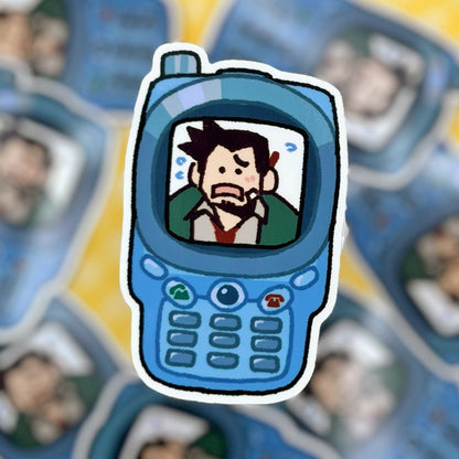 Gumshoe Phone Sticker