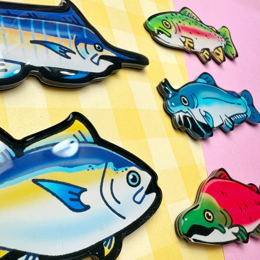 Fish Acrylic Magnets