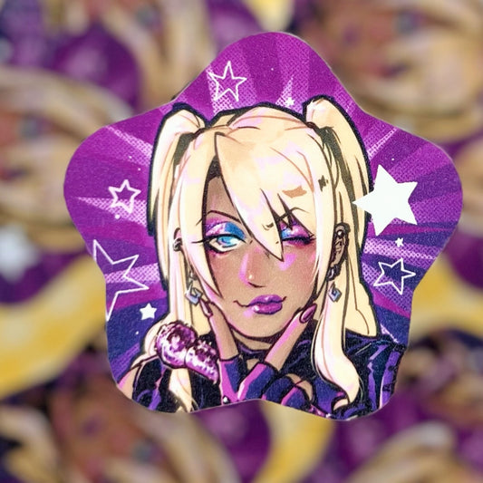 Klavier Glitter Star Sticker