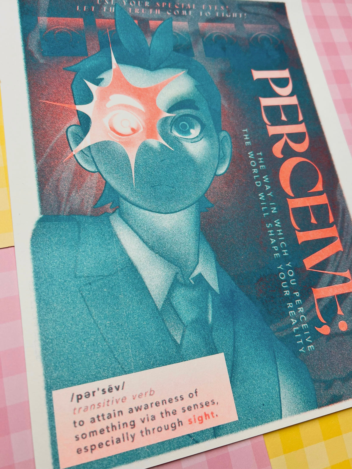 Apollo PERCEIVE Risograph Print