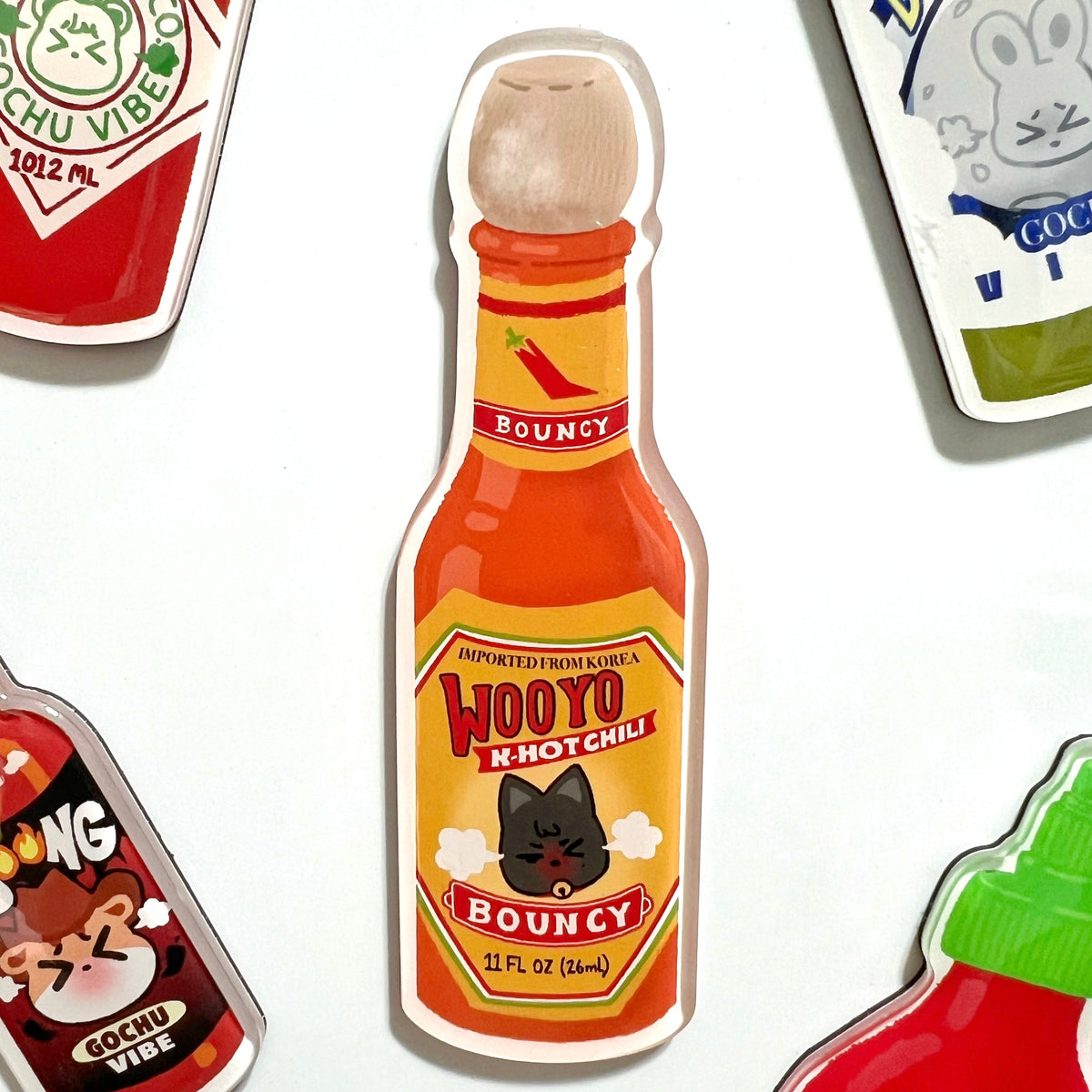 Ateez Aniteez Hot Sauce Magnets