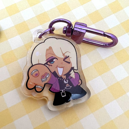 Ace Lawyer Game Gummy Keychain