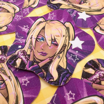 Klavier Glitter Star Sticker