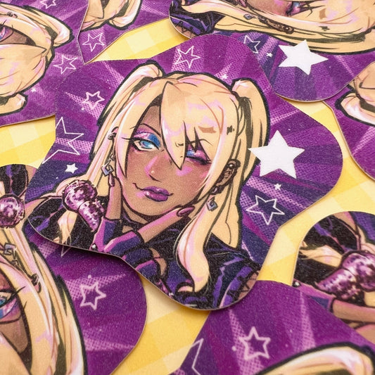 Klavier Glitter Star Sticker