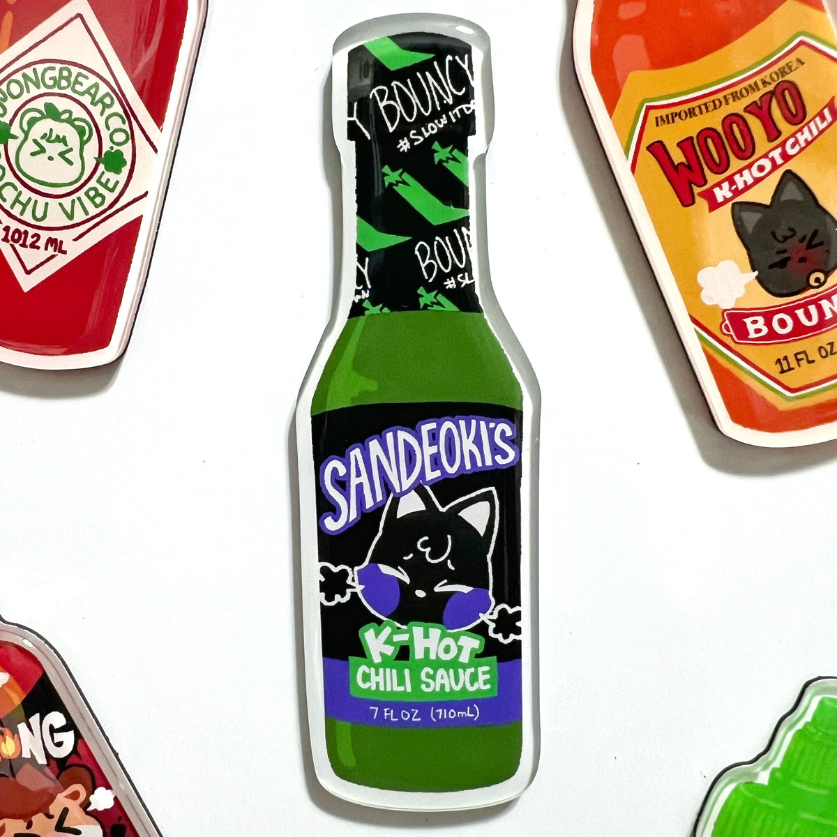 Ateez Aniteez Hot Sauce Magnets